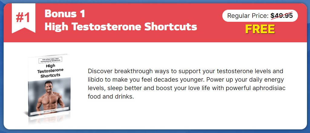 Testosterone Support Alpha Tonic Bonus